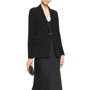 new Alexander wang black blazer suit jacket crepe